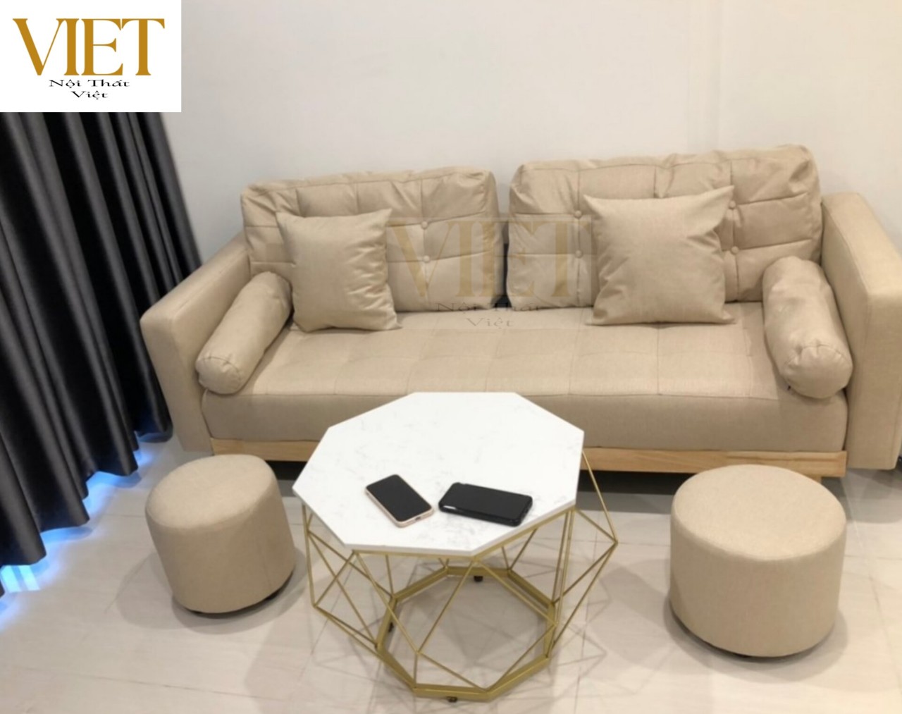 Sofa phòng khách hiện đại, sopha nhập khẩu