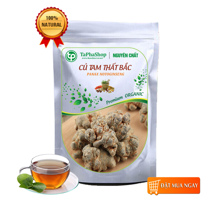 Củ tam thất bắc khô cao cấp 100g tấn phát