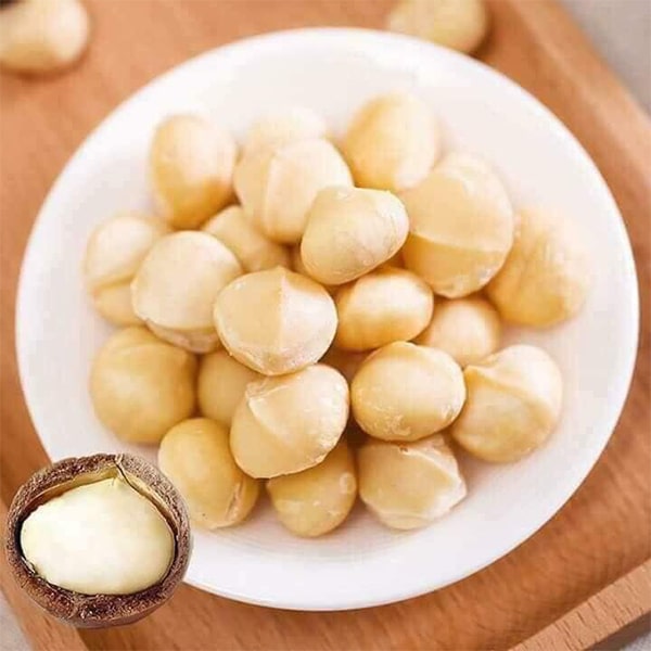 Nhân hạt Macca Úc bóc vỏ 200g ,500g ( bể nửa, nguyên hạt)