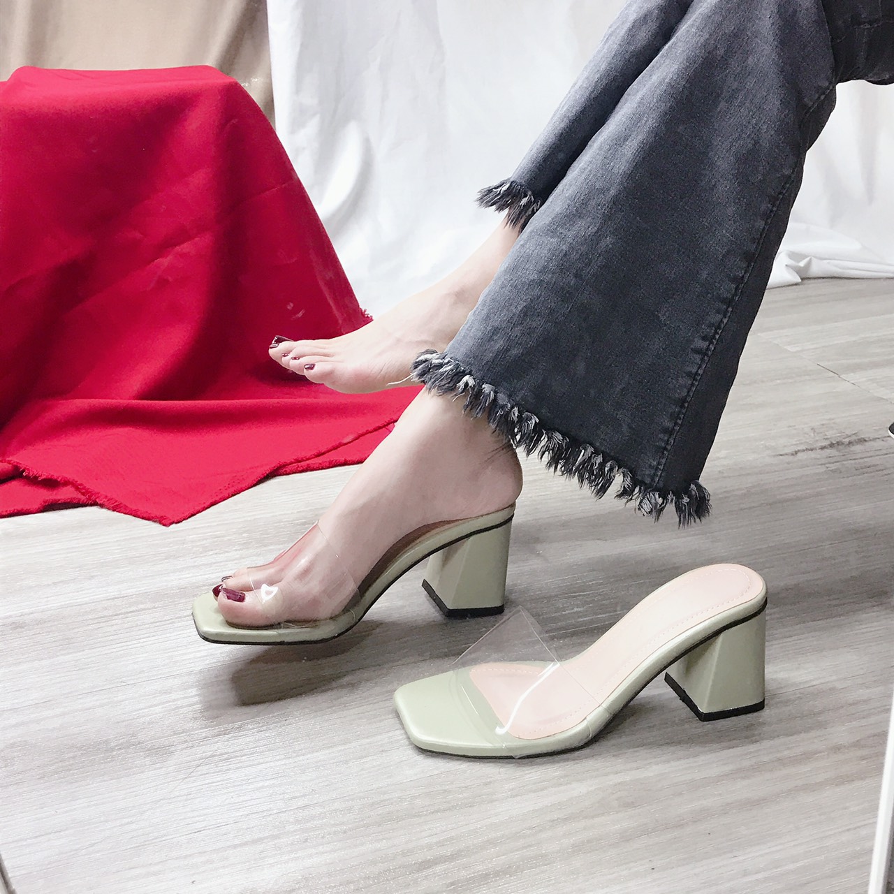 [rẻ vô địch]-DÉP CAO GÓT  CAO 7CM CỰC HOT.