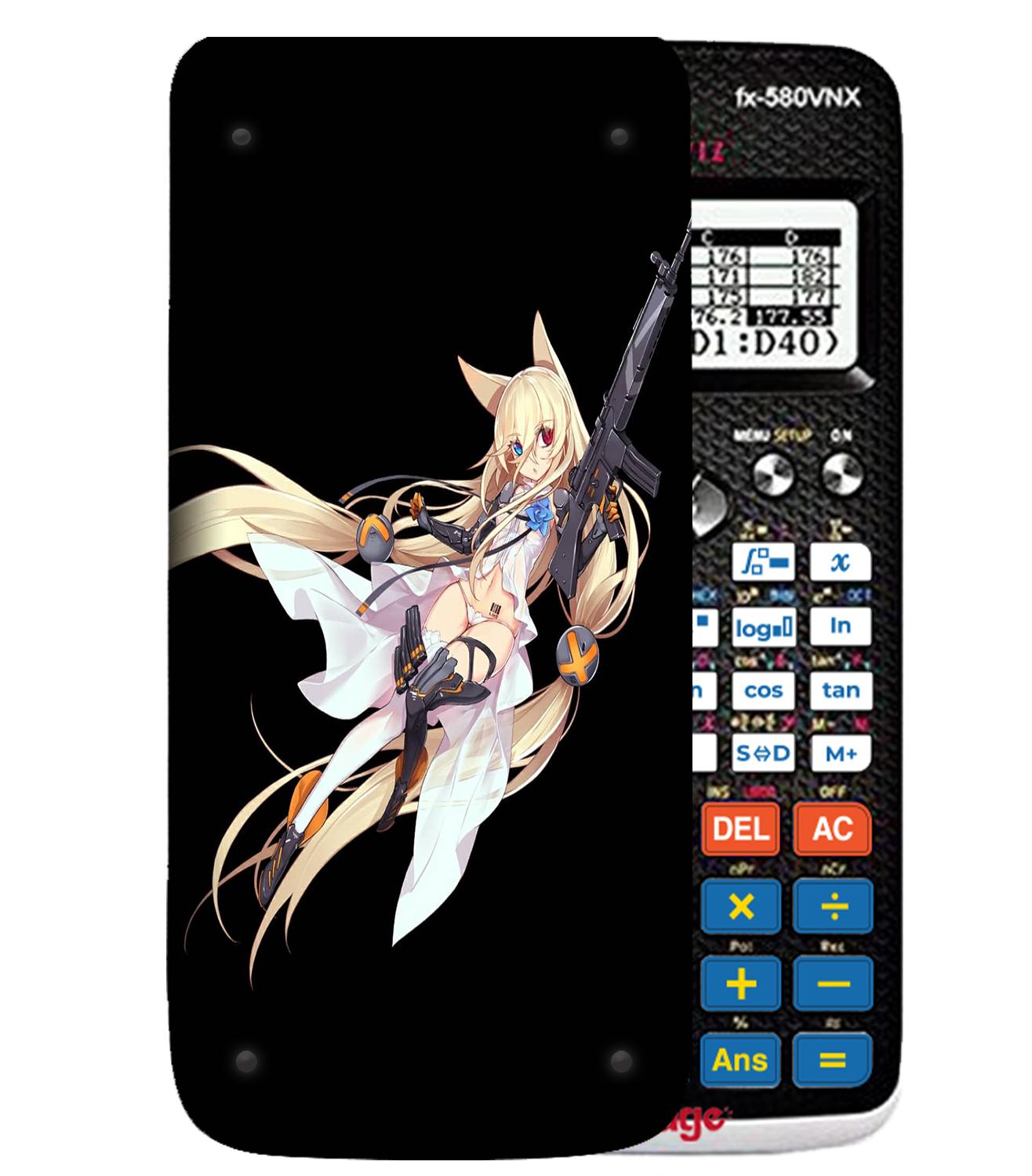 Ốp máy tính Casio FX 580 VNX nhân vật anime 009