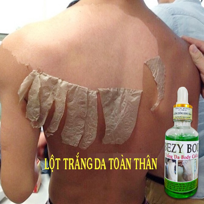 Lột BEZY BODY Siêu Trắng Da An Toàn