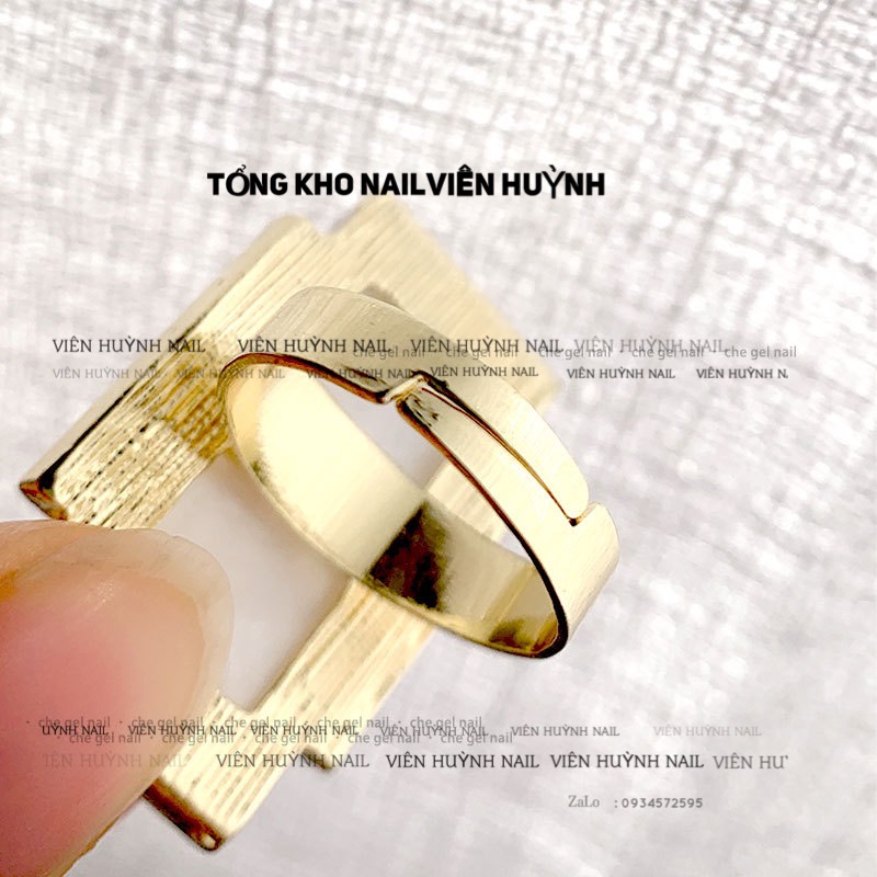 nhẫn pha màu , đựng màu vẽ nail