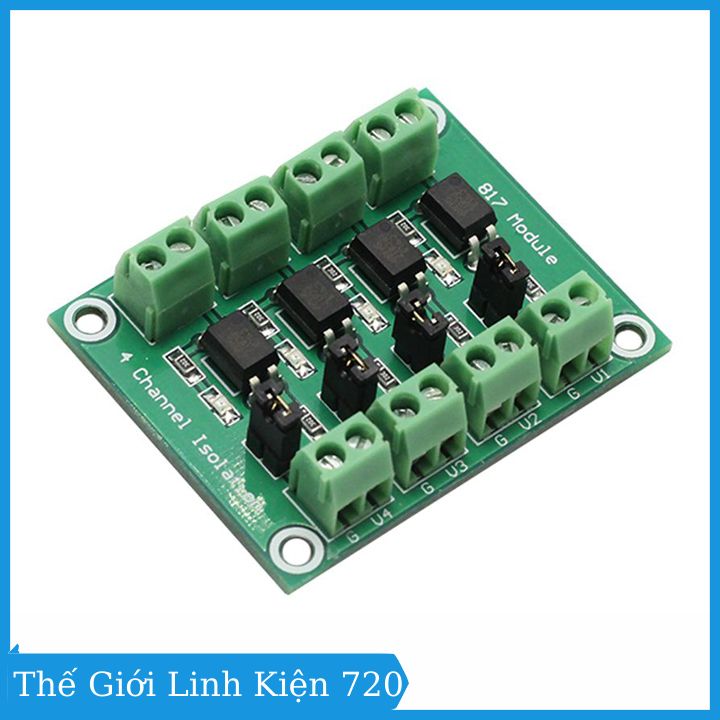 Module Cách Li Quang PC817 4 Kênh
