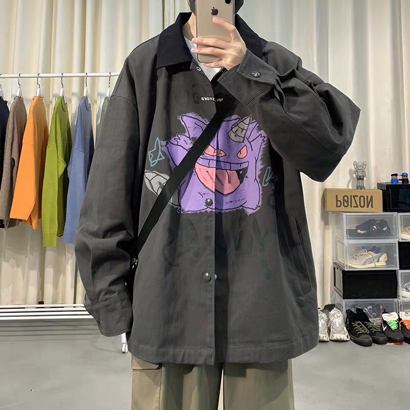 [HCM]Áo khoác kaki nam Cao Cấp áo chống nắng nam ( không nón ) In Hình Thú Cưng