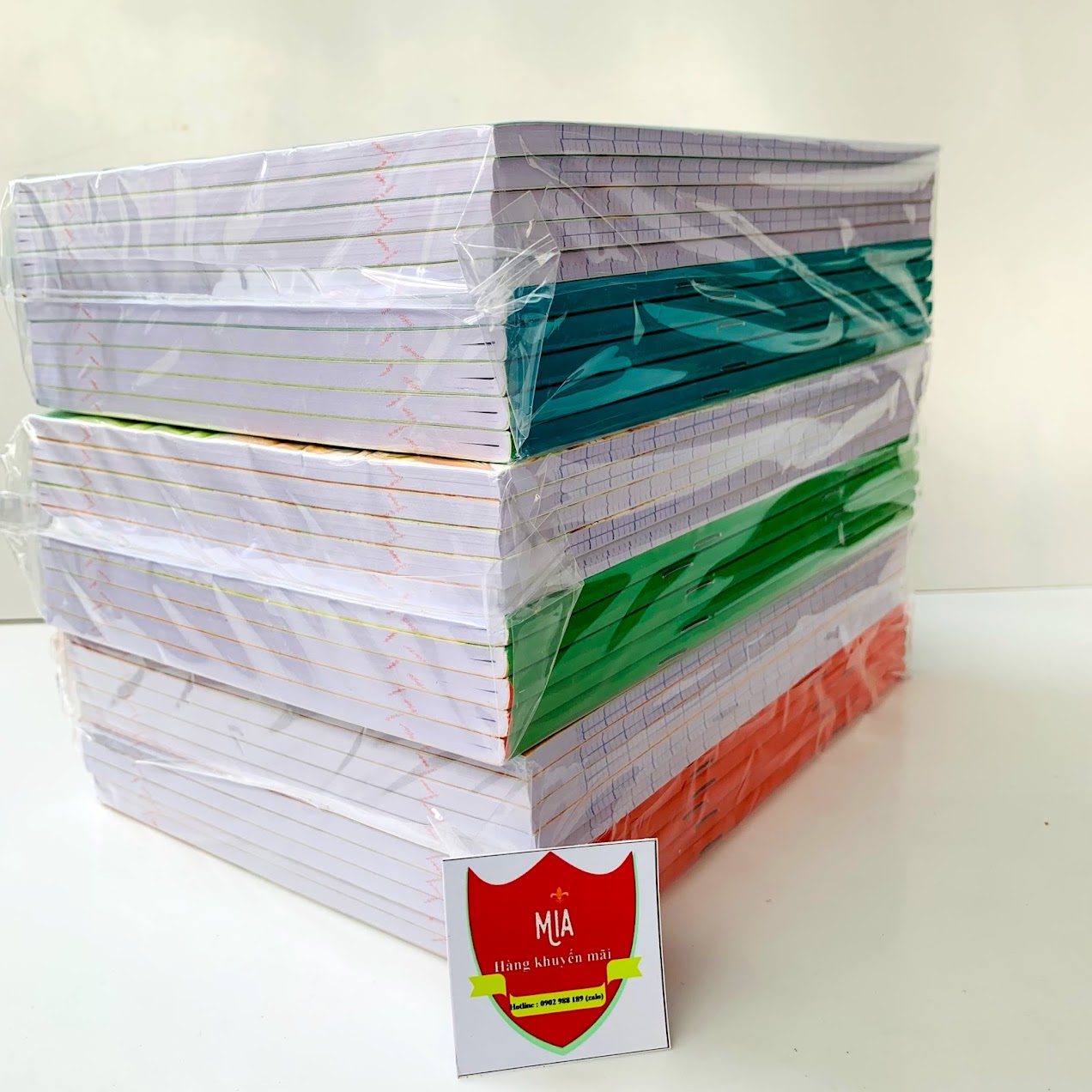 SET 5 Tập học sinh 200 trang kẻ ngang, 4 ôly