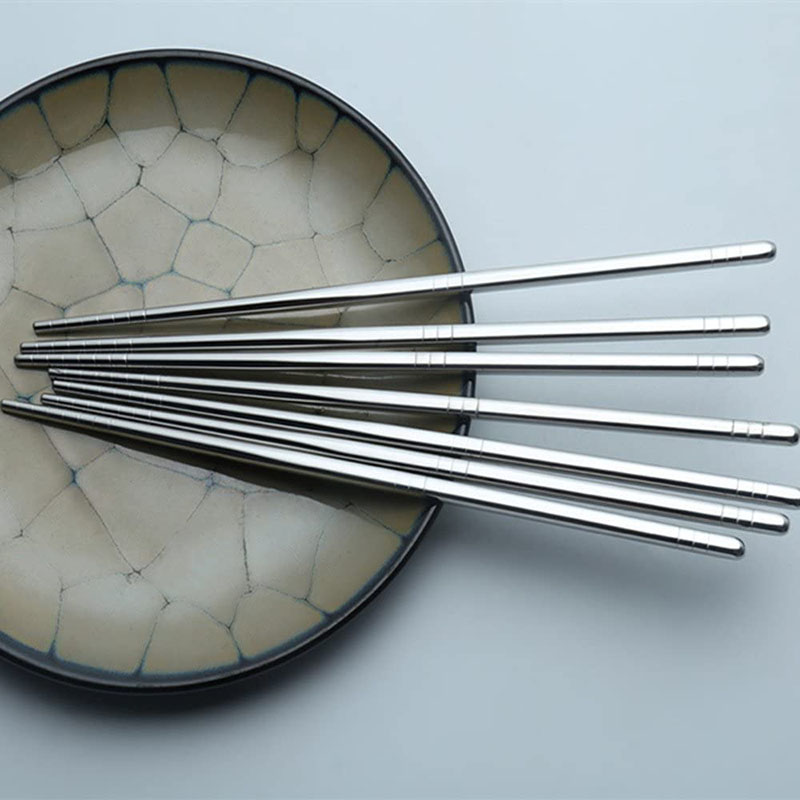 Bộ 5 đôi đũa inox SUS 304 thép không gỉ