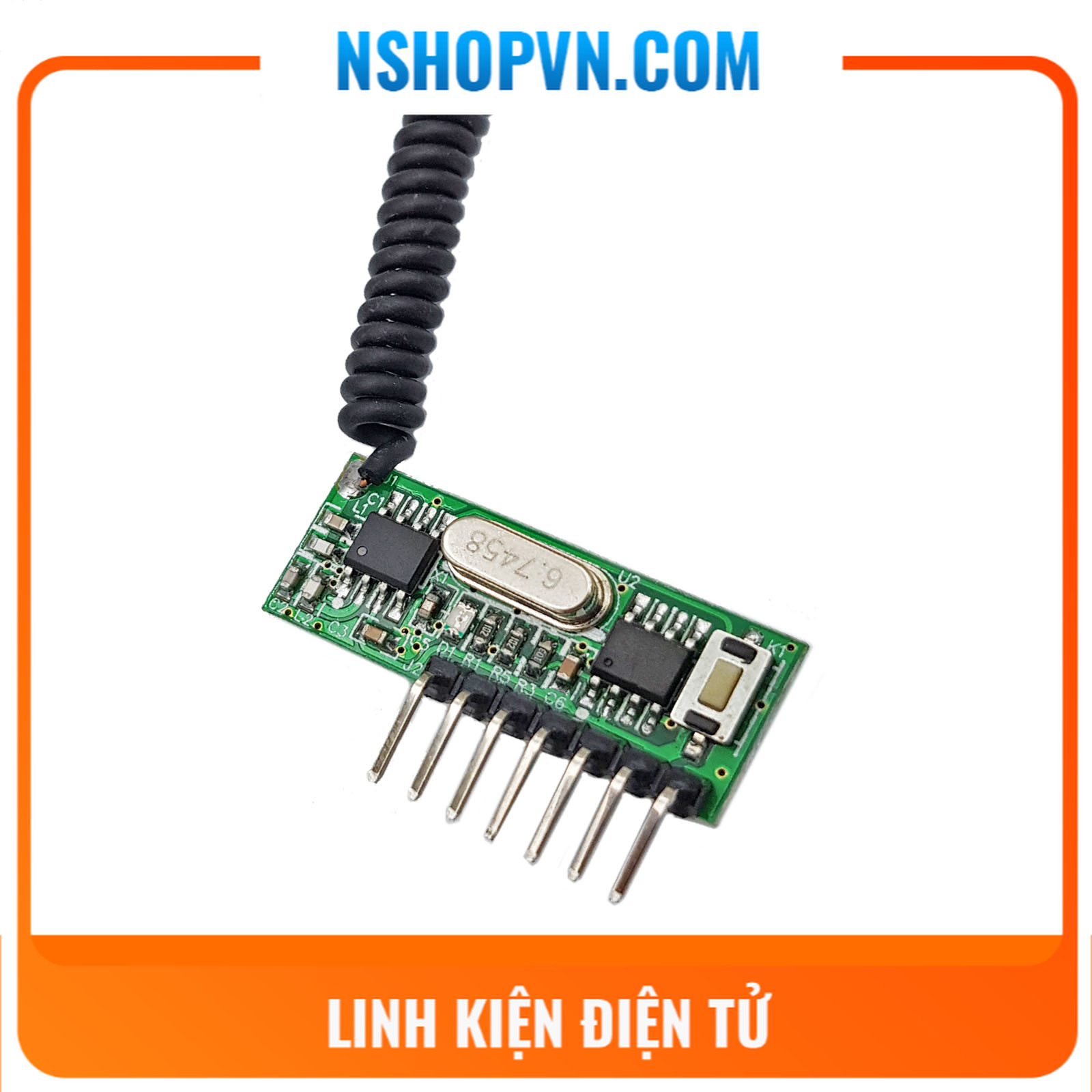 Mạch thu sóng rf 433mhz học lệnh
