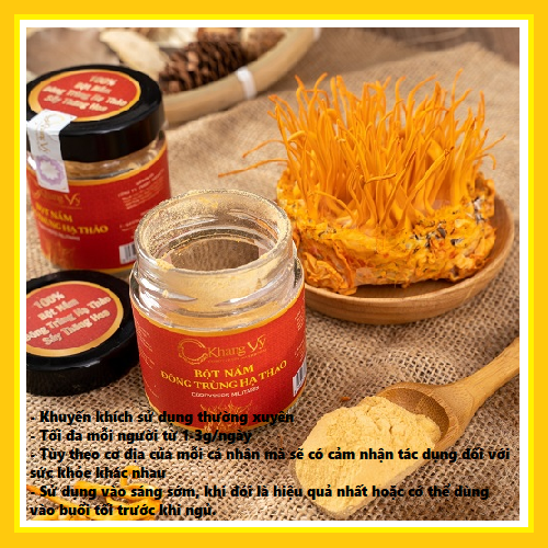 Bột đông trùng hạ thảo C-Khang Vy (Hộp 10g)