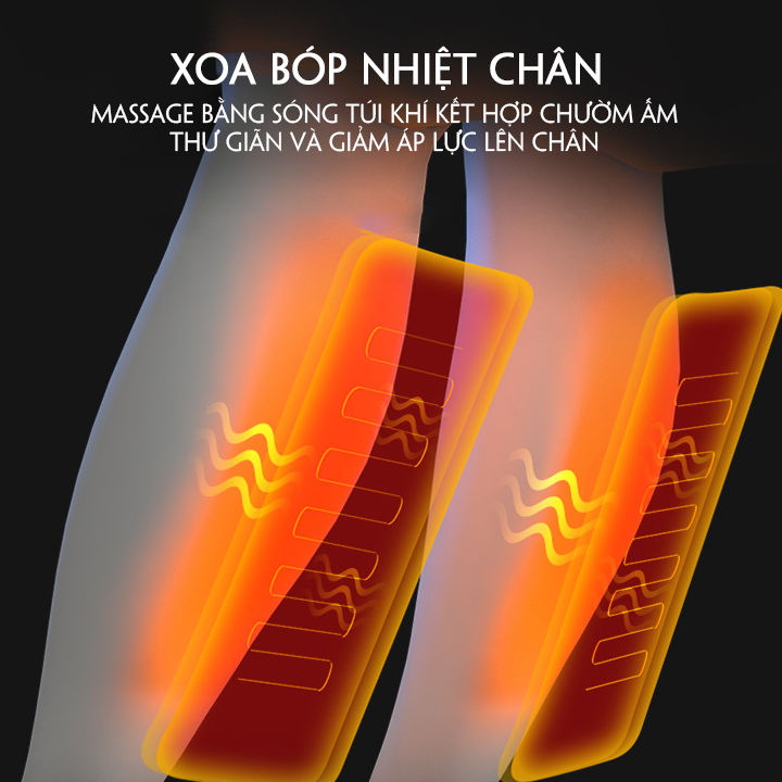 Ghế Massage Toàn Thân Màn Hình Cảm Ứng Công Nghệ Nhật Bản - Ghế Matxa Toàn Thân Có Túi Khí Đùi- Bảo Hành 5 Năm