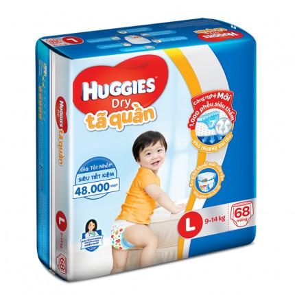 Bỉm quần Huggies L68 (9 đến14kg)