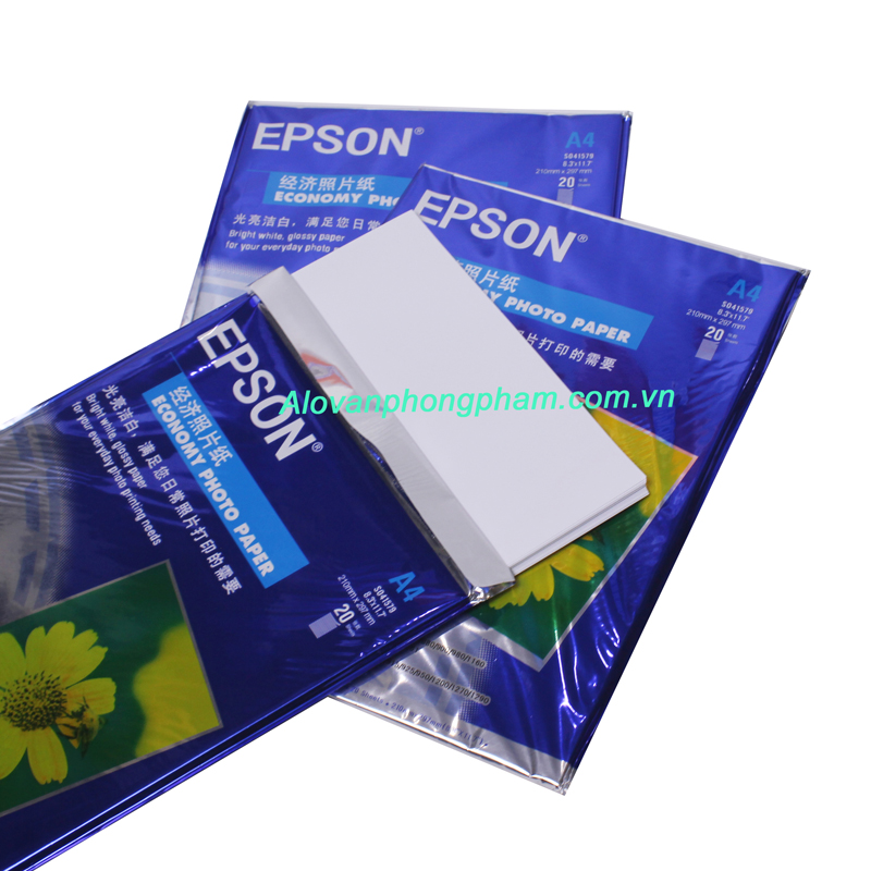 Giấy in ảnh epson a4 130gsm,230gsm sukado
