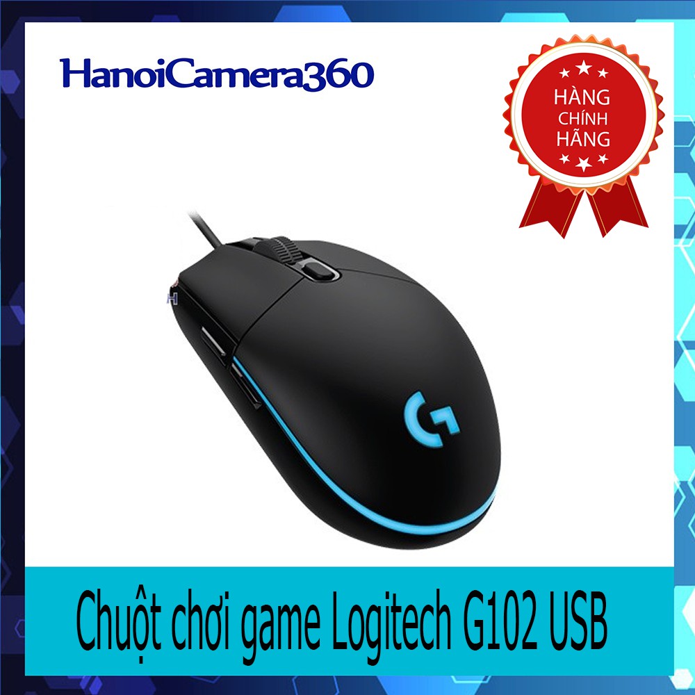 [HCM]Chuột máy tính Logitech G102 Prodigy Gaming (Đen)