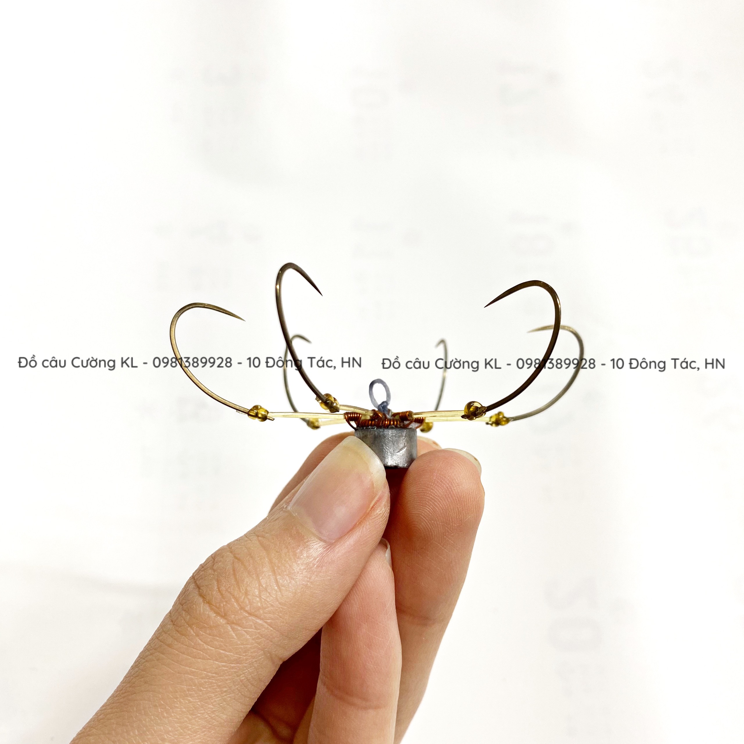 Lưỡi câu cá dáng xoài - thúng thửa đẹp