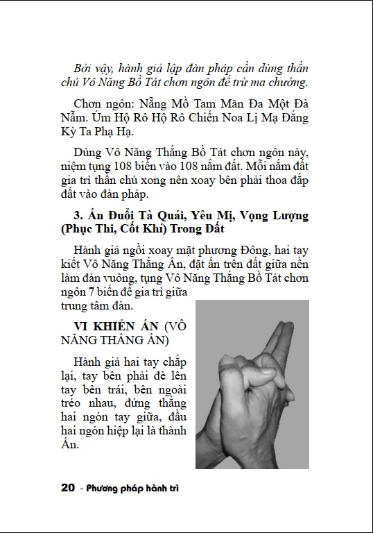 Sách Phương Pháp Hành Trì Chuẩn Đề Đà La Ni