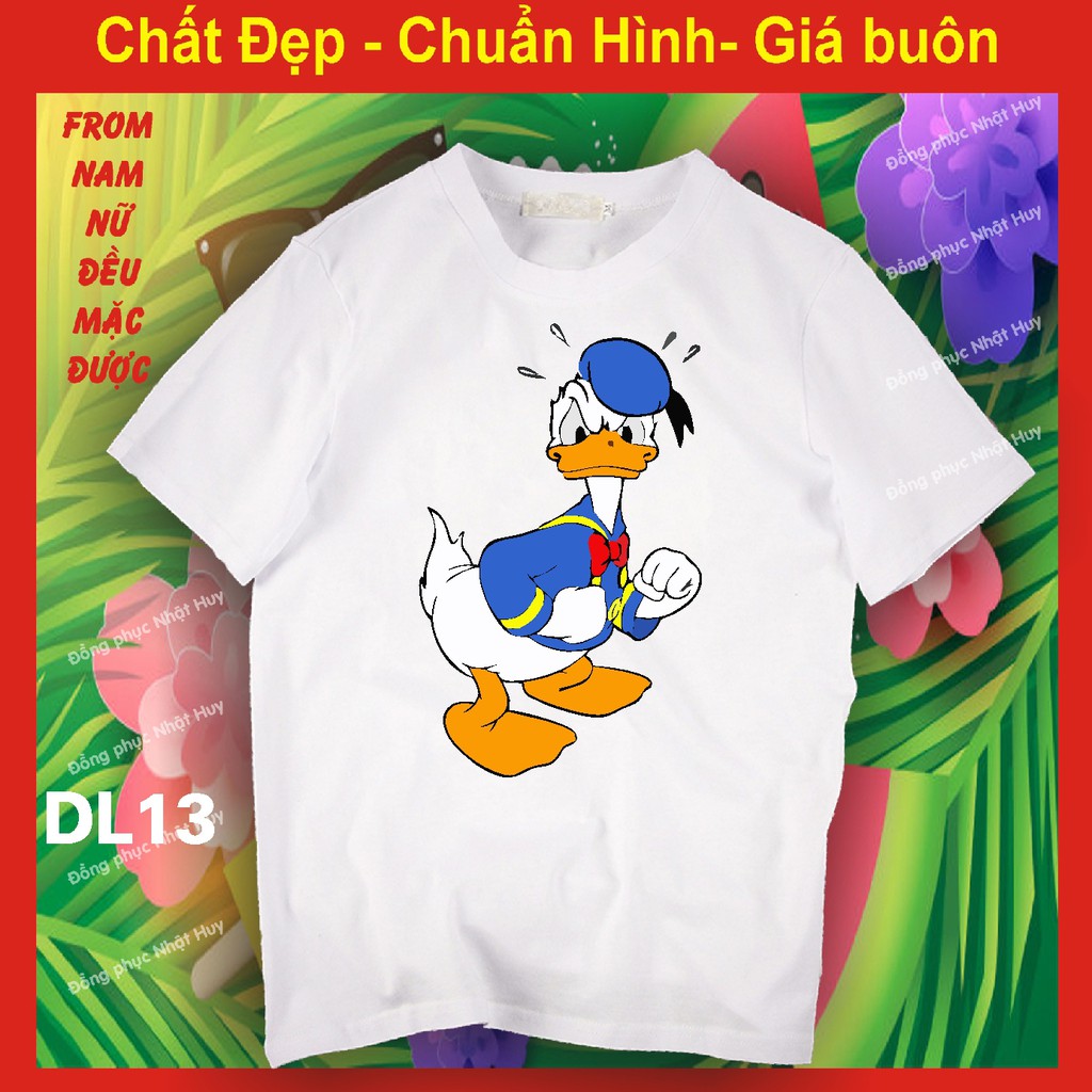 áo thun vịt Donald DL12,phông , chất đẹp, bao đổi trả,