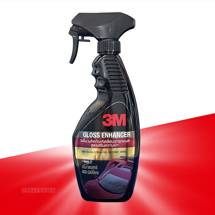 Dung dịch đánh bóng sơn xe 3m gloss enhancer 39034lt 400ml