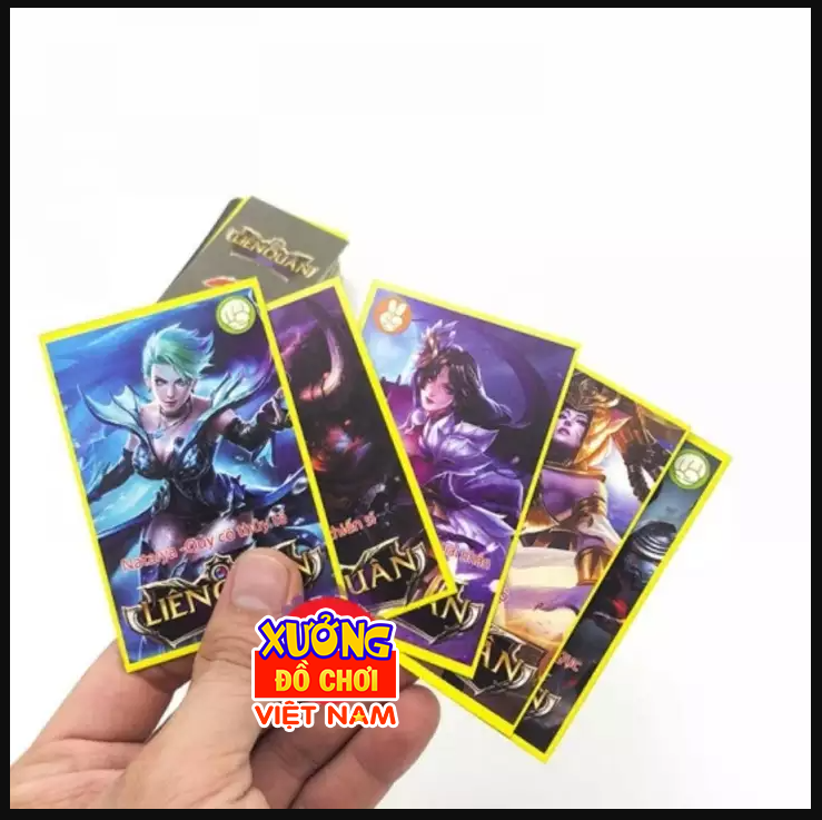 COMBO 10 PARK BÀI LIÊN QUÂN 3D- in LASER sắc nét