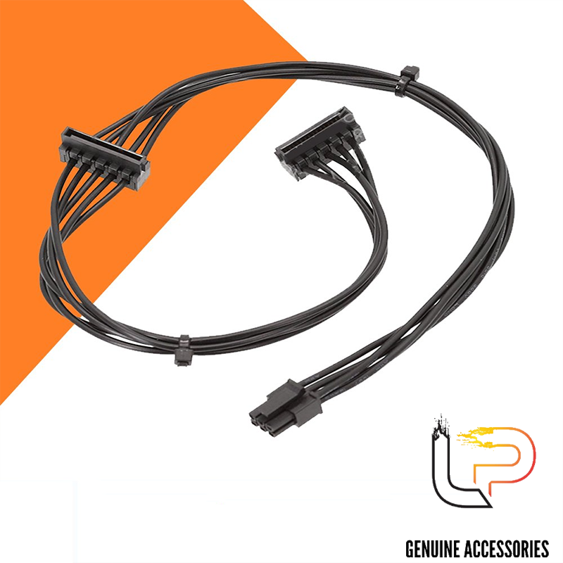 Cáp nguồn mini 6pin ra 2 sata - cáp chuyển mini 6pin ra 2 sata