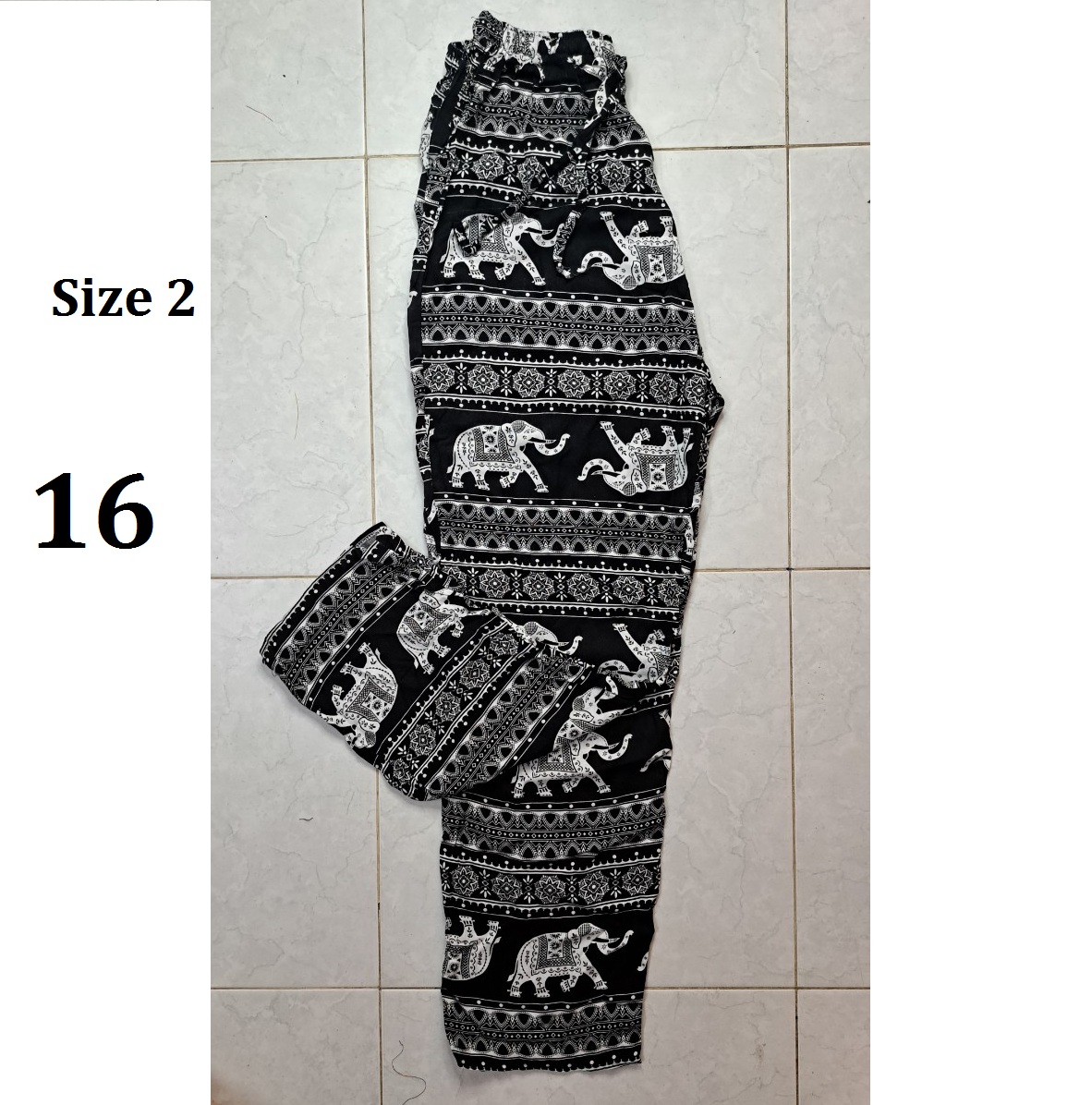 Quần ống đứng Tole thái size 2(58-68kg)