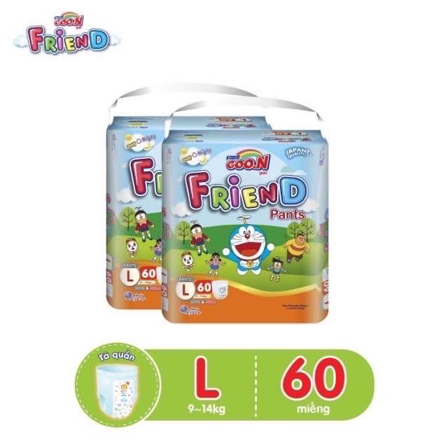 Bỉm Goon friend quần L60 miếng