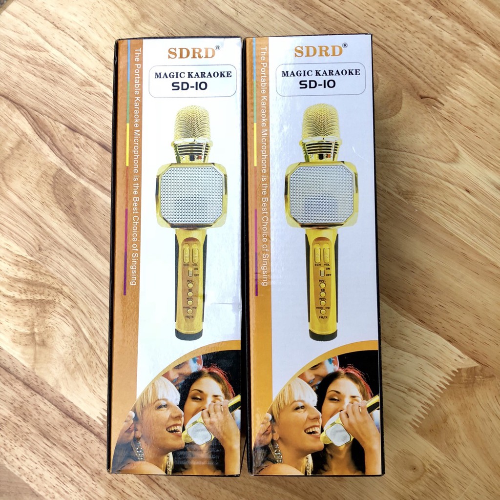 Micro Karaoke Kèm Loa Bluetooth Sd10