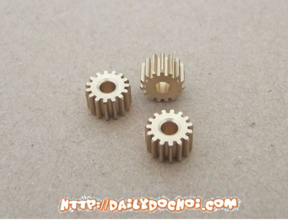 Br4e bánh răng đồng 15 răng trục 3mm giá từng cái