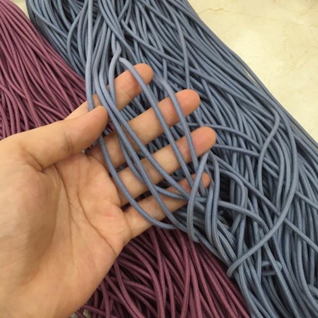 Dây thun làm dây buộc tóc dạng trơn bán theo m