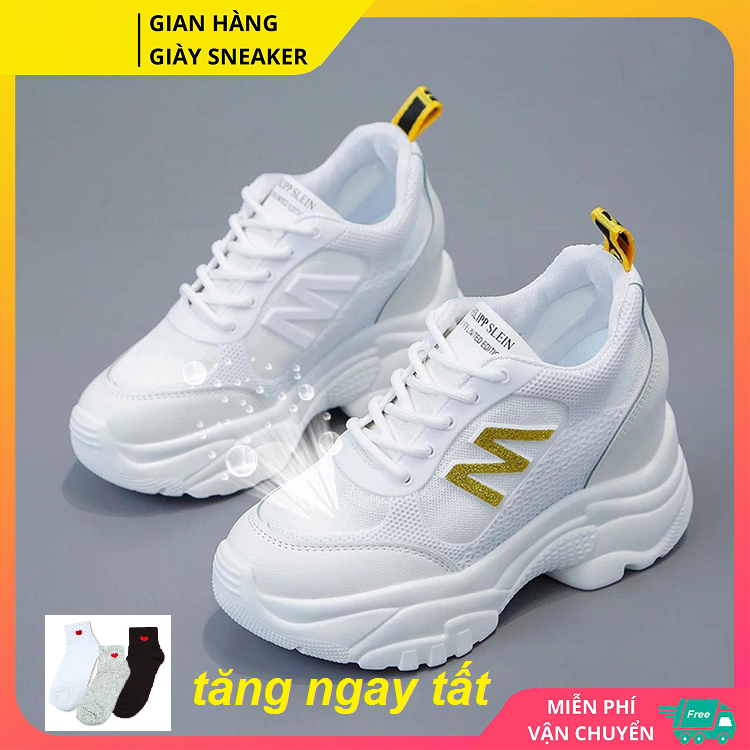 Giày Thể Thao Nữ  độn đế chữ M