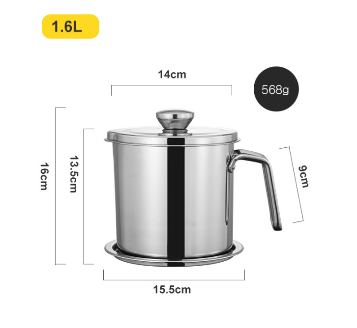 Ca lọc dầu inox 304