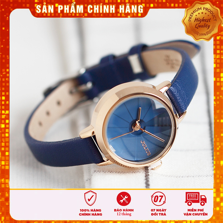 Đồng hồ nữ Julius Hàn Quốc JA-979 dây da