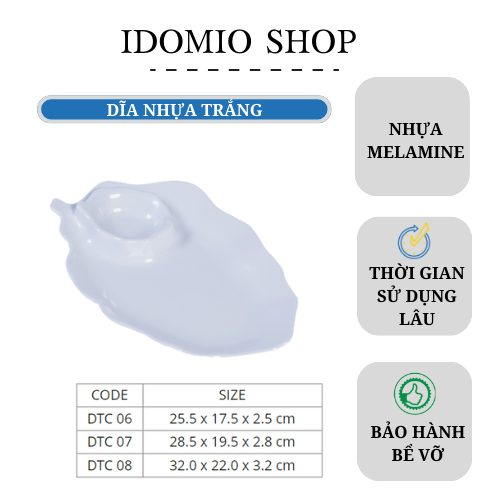 Dĩa Trái Cây Nhựa Melamine