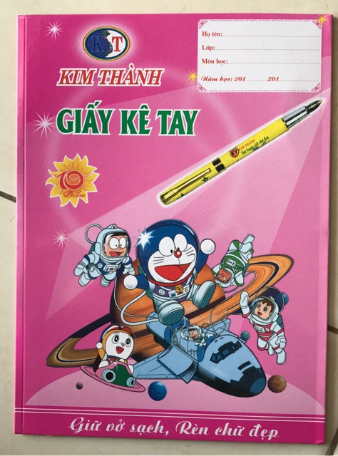 Giấy kê tay giữ vở sạch cho bé