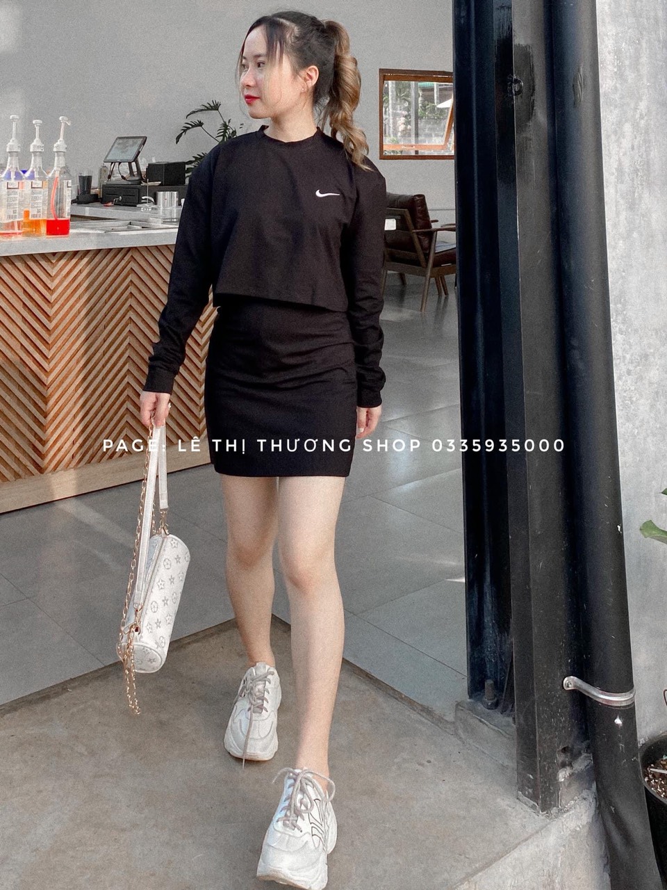 CROPTOP TAY DÀI NIKE