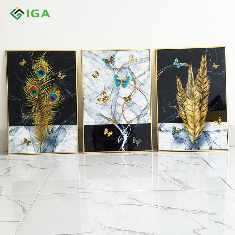 Tranh tráng gương IGEA phối cảnh 3D  - GD36