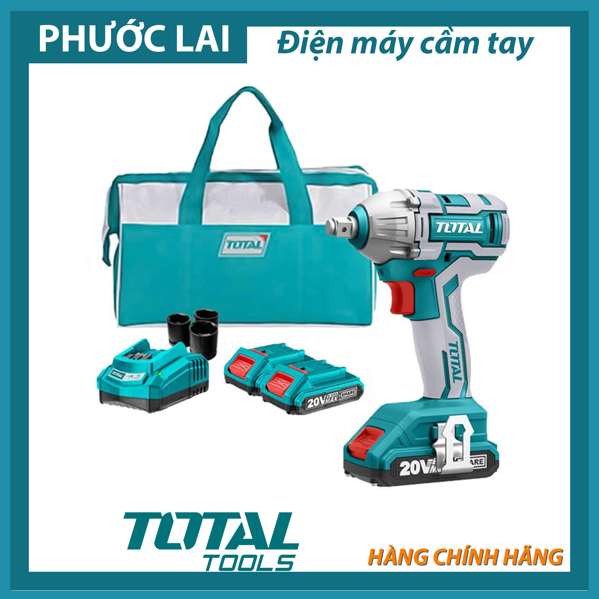 Máy siết bu lông dùng pin 20v total tiwli2001