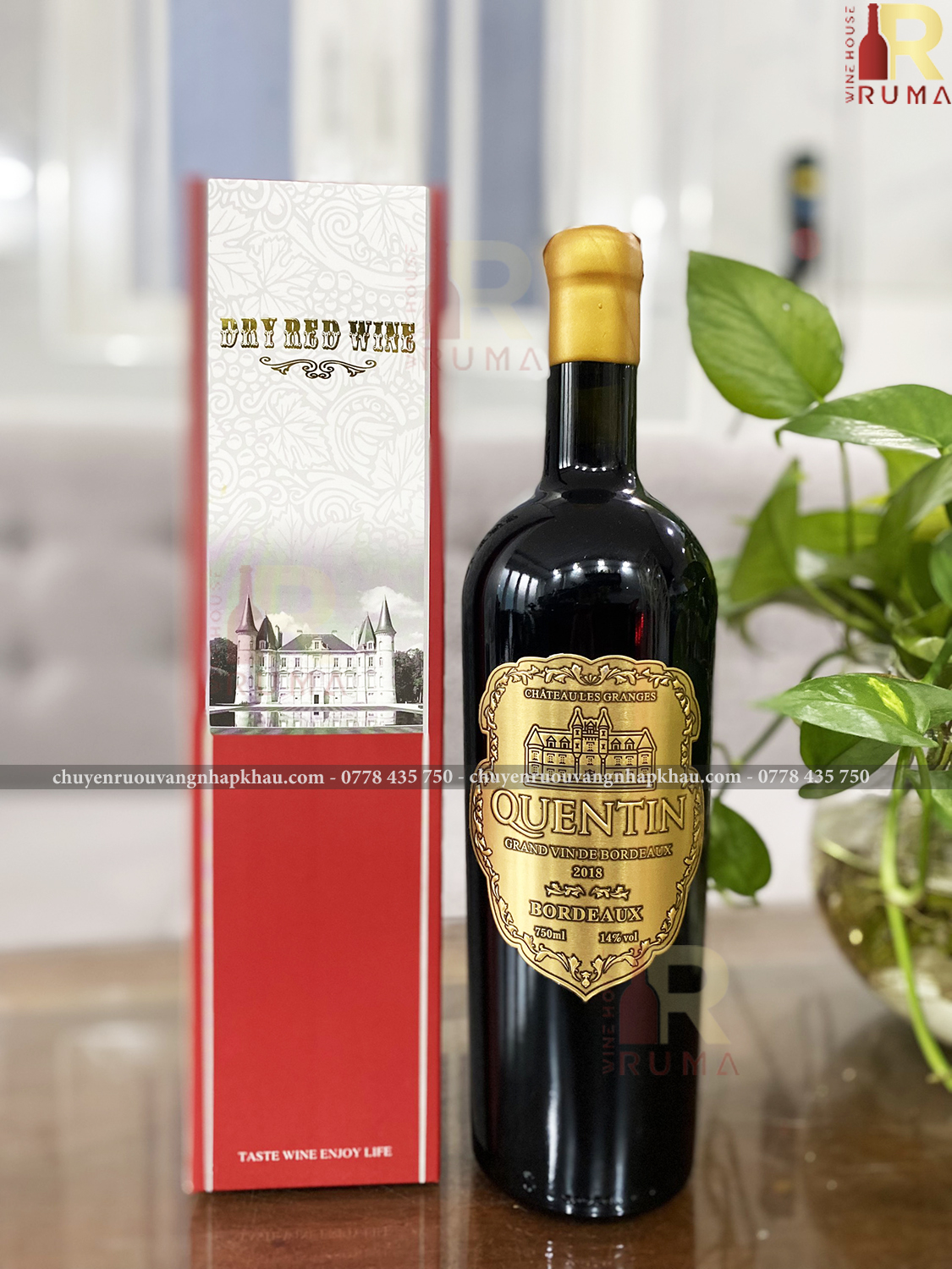 Vang Pháp Quentin nhập khẩu chính hãng