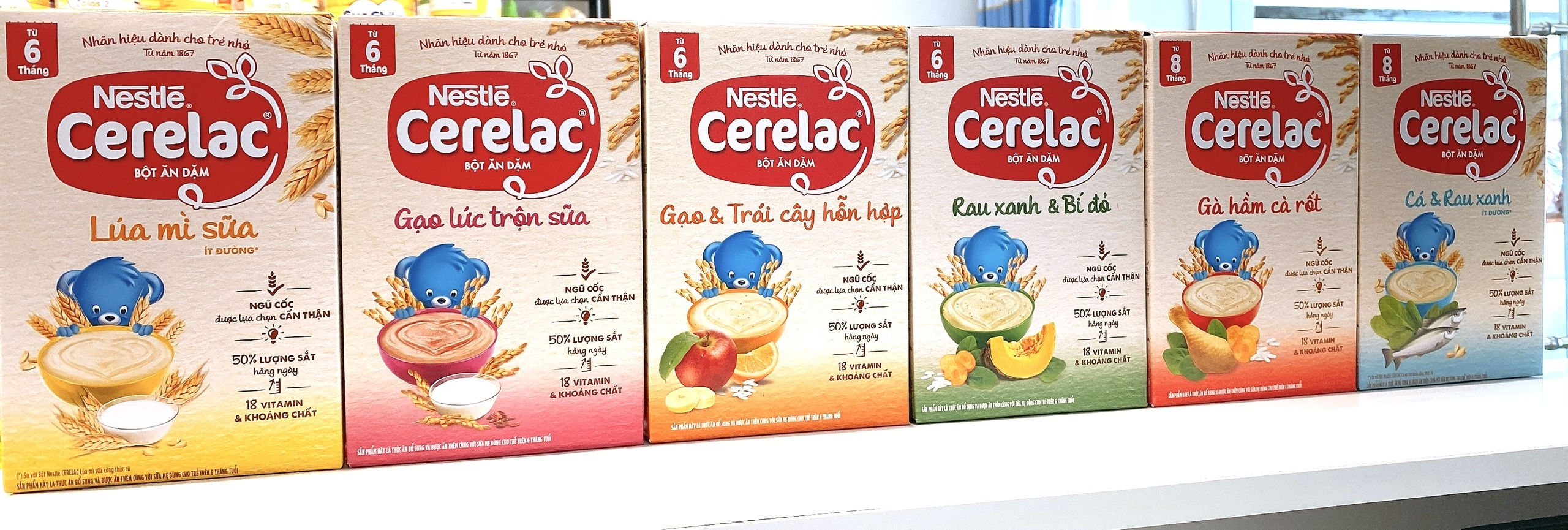 Bột ăn dặm CERELAC ngọt và mặn