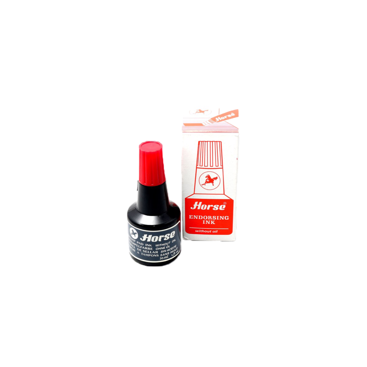 Mực Dấu Thái Horse 30ml - Mực Xanh/Đỏ/Đen