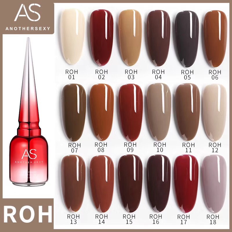 Sơn gel as mã roh | chai đỏ, mua từ 20 chai tặng máy hơ gel