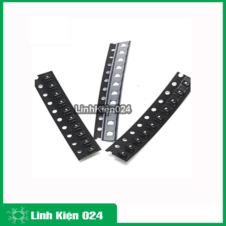 Dây 10 con led dán 0805 siêu sáng nhiều màu
