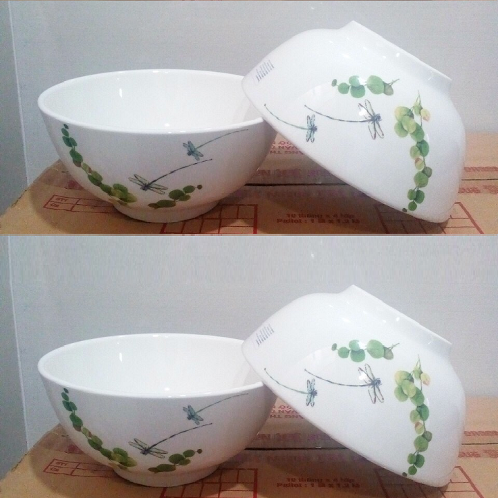 Bộ tô sứ trắng ăn cơm - tô sứ trắng