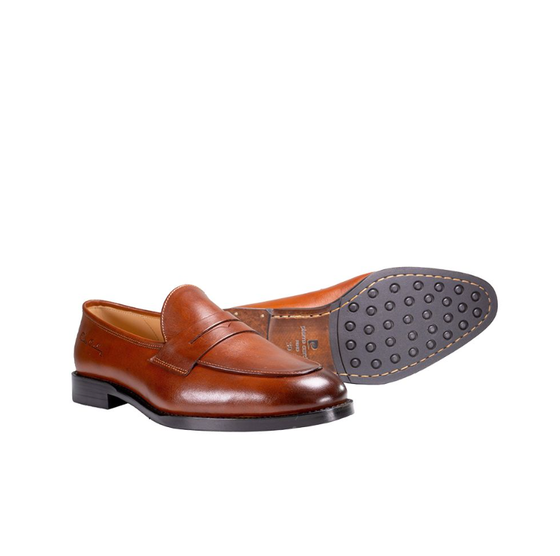 Giày Penny Loafer Pierre Cardin chất liệu da thật, đế da cao cấp, thiết kế sang trọng - PCMFWL 361