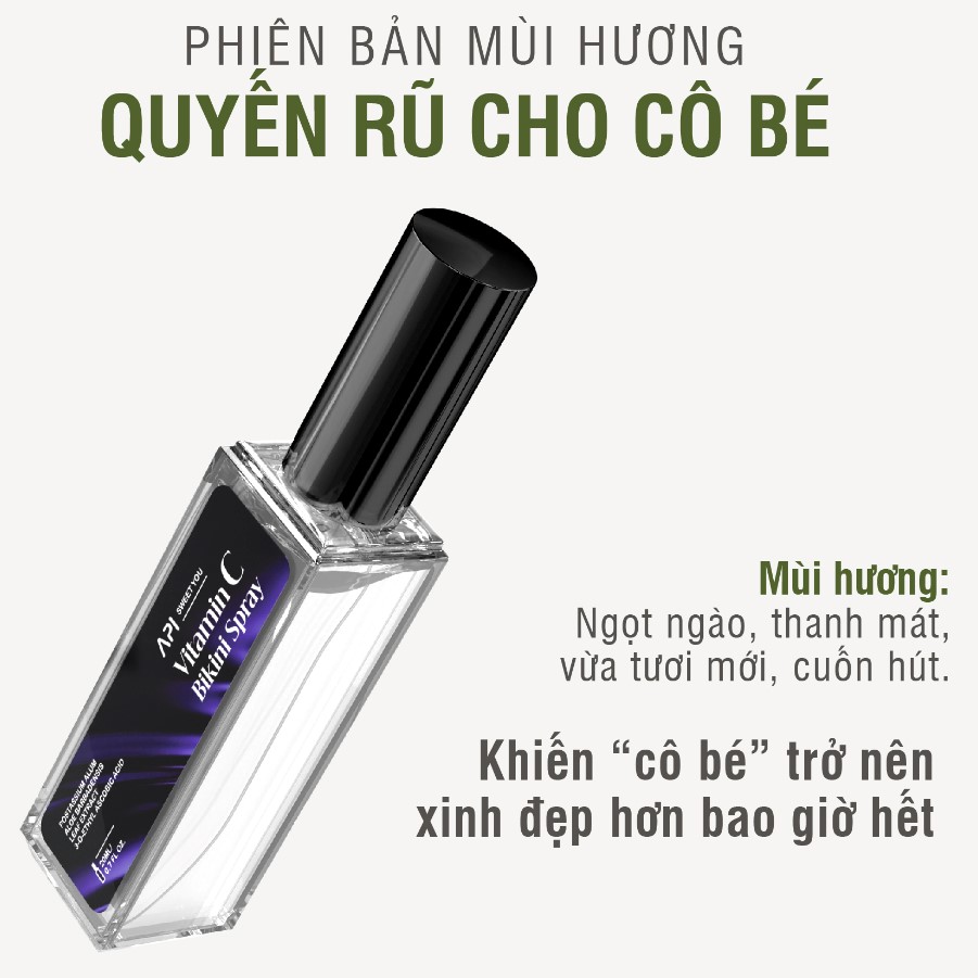 Serum lăn khử mùi hôi nách API Mee natural làm trắng nách và ngăn tiết mồ hôi 10ml và serum dưỡng trắng da nách 10ml