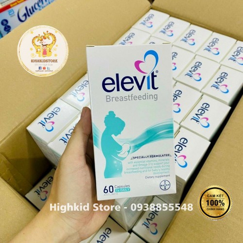 [HCM]Vitamin Elevit Breastfeeding sau sinh 60 viên