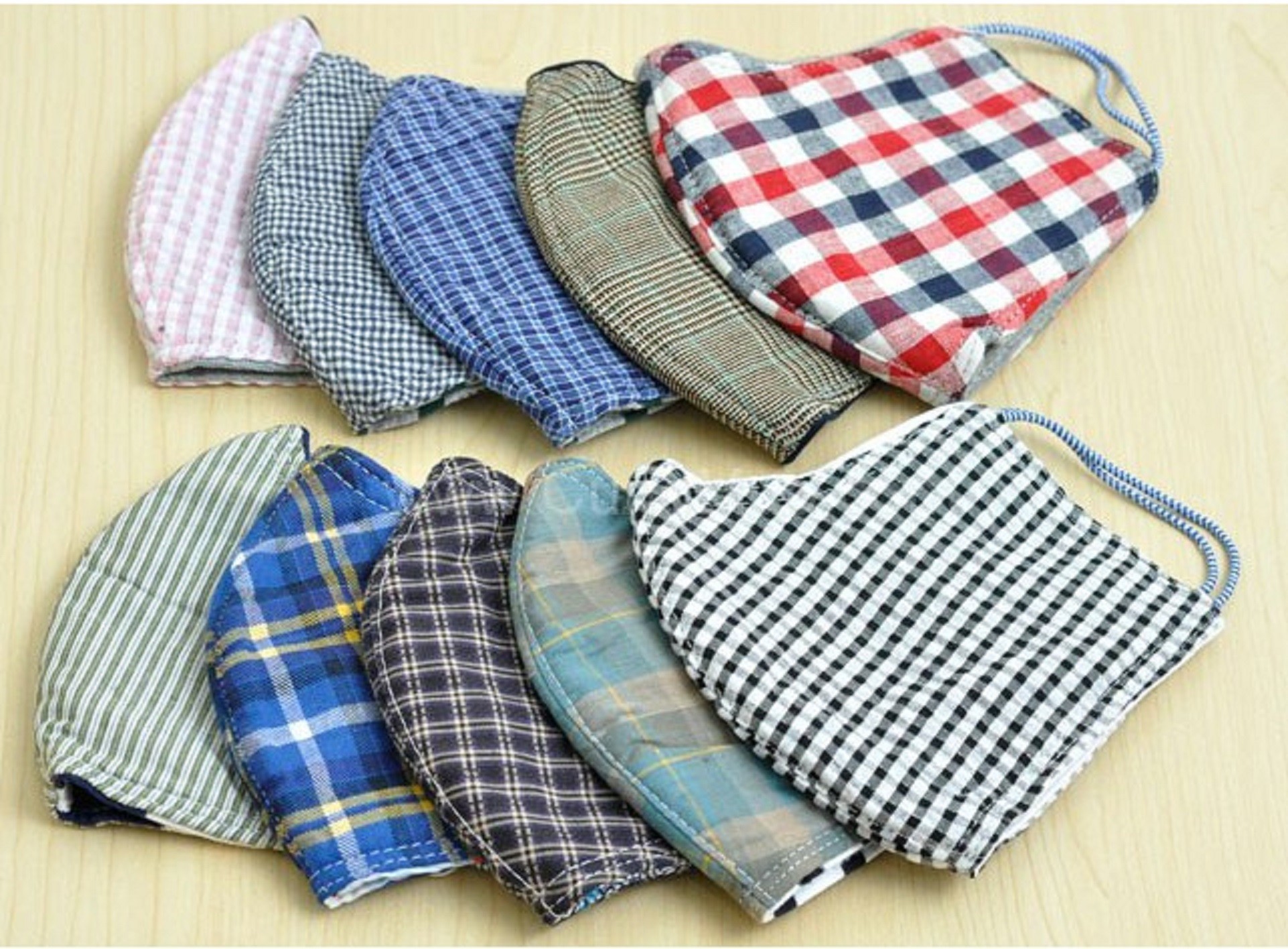 Combo 10 khẩu trang vải dành cho nam và nữ