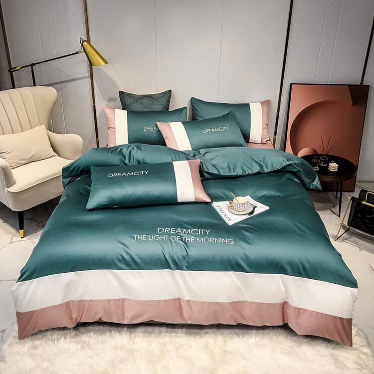 BỘ CHĂN GA GỐI LỤA TENCEL DREAM HOME (MS01)