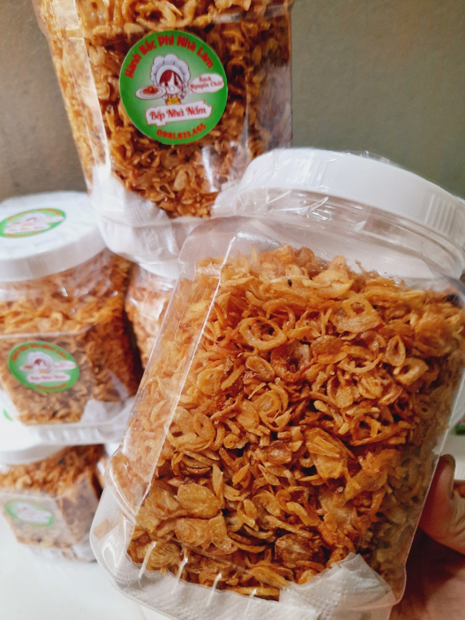 Hành Bắc Phi Khô - Giòn Thơm - Sạch - Không Bột - 500g"