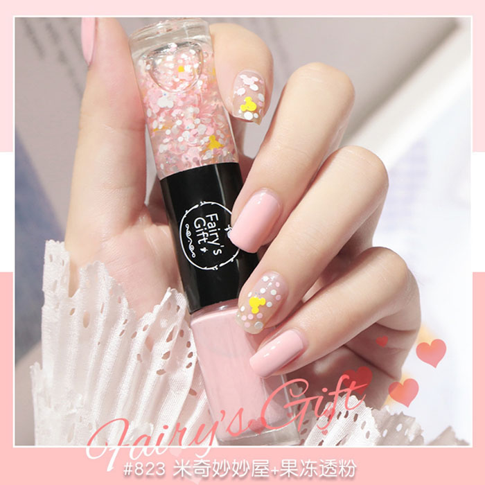 [HCM]Sơn móng tay sơn 2 đầu mã 822-825 (sơn thường không cần hơ đèn) 12ml