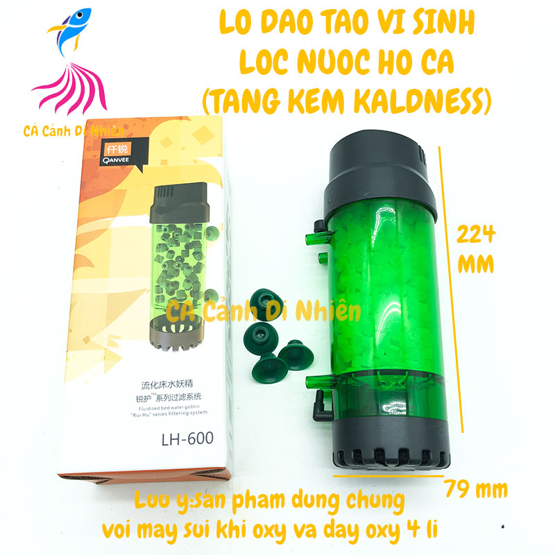 Lò đảo tạo vi sinh lọc nước hồ cá Qanvee LH-600
